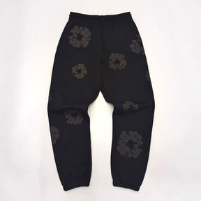 Calça Denim Tears Cotton Wreath Black Monochrome