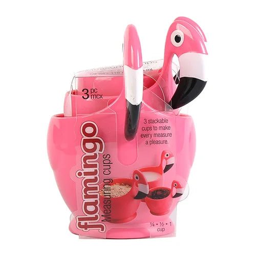 3 pçs/set Flamingo Copo De Medição Alça de Plástico Garantido BPA Livre Jarro Alça Ferramentas de Cozimento Utensílio de Cozinha 60ml/125ml/250ml - Tudo Tem