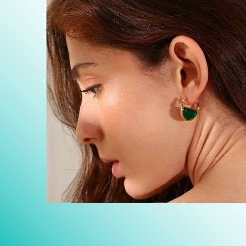 Brinco Vintage Marylin Banhado a Ouro 18K