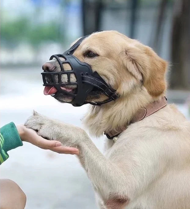 Focinheira para Cachorro Extra Confortável e Resistente | Focinheira Silicon™