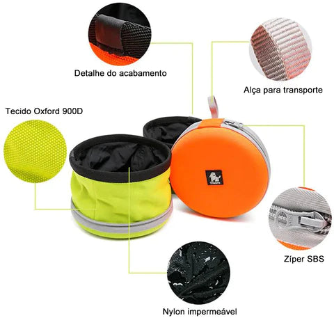 Tigela Portátil Truelove® 2-Way | para Cachorro