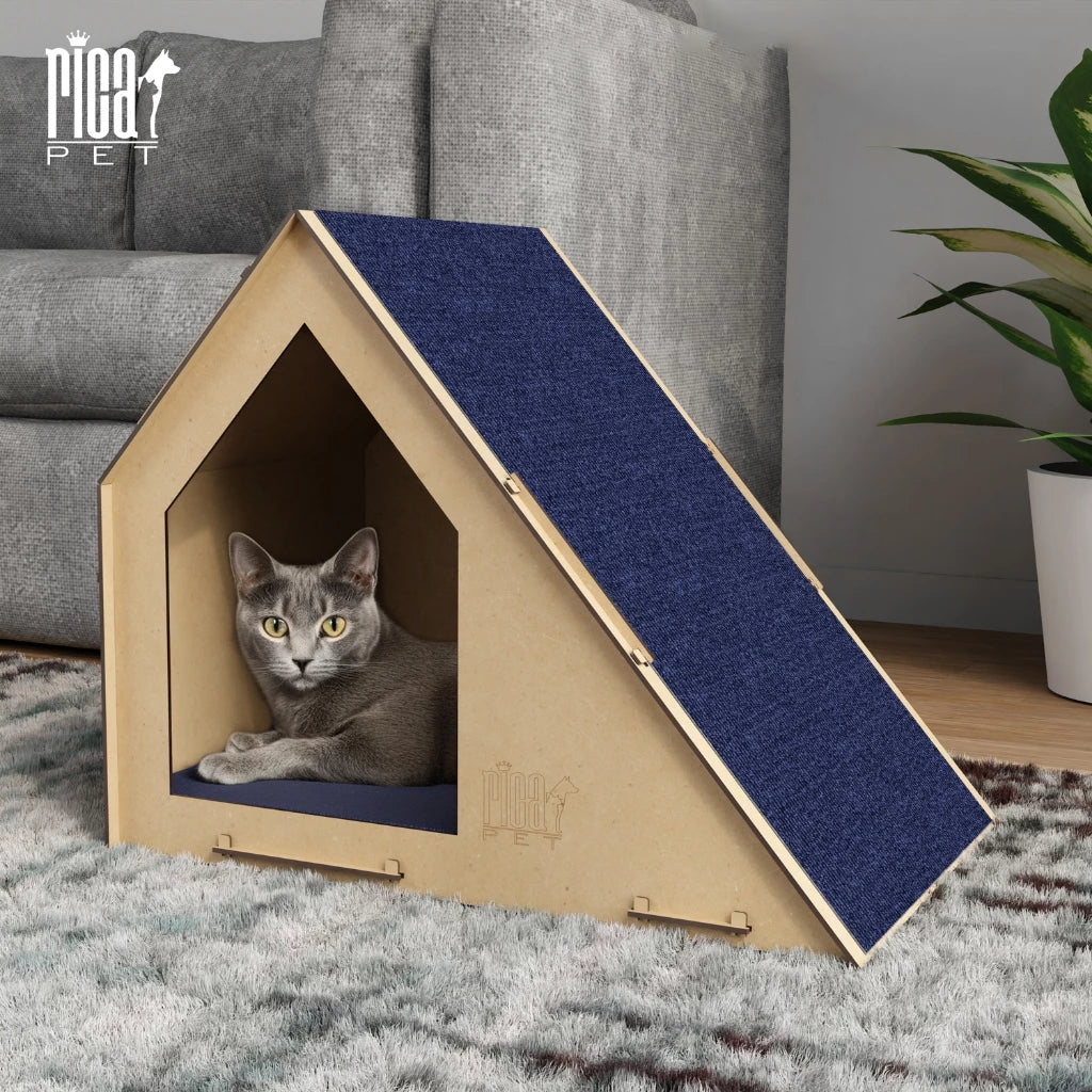 Toca pet com Rampa para Gato e Cachorro | Toca Rica Luxo