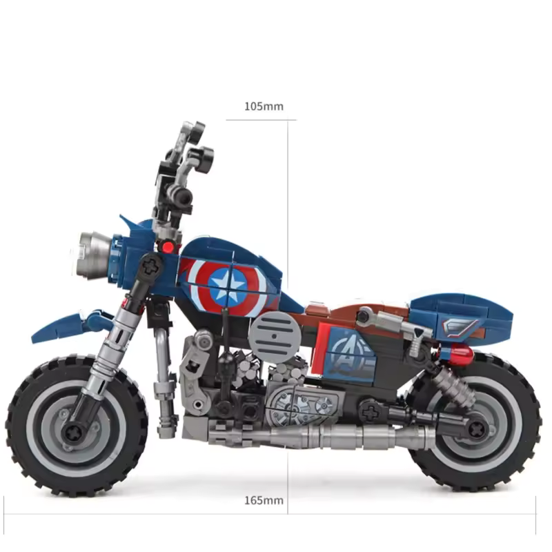 Moto Capitão América Avengers - Marvel | 241PCS