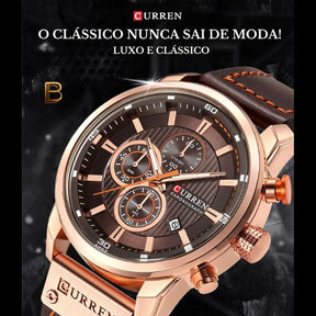 Relógio Masculino Curren - Couro