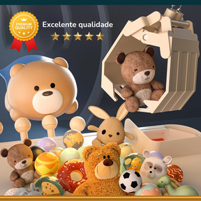 Mini Máquina de Pegar Ursinho 44 Brinquedos