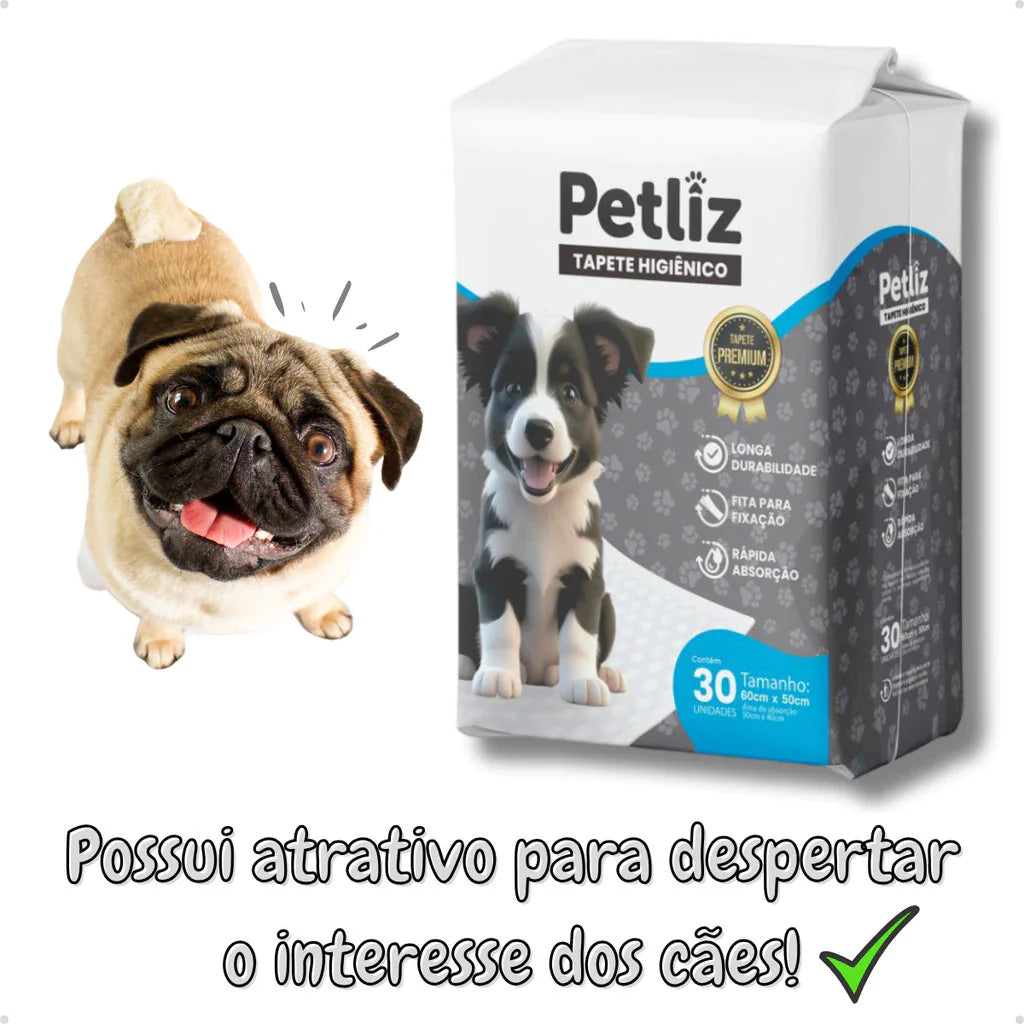 Tapete Higiênico Descartável para Cachorro | Tapete Higiênico Petliz