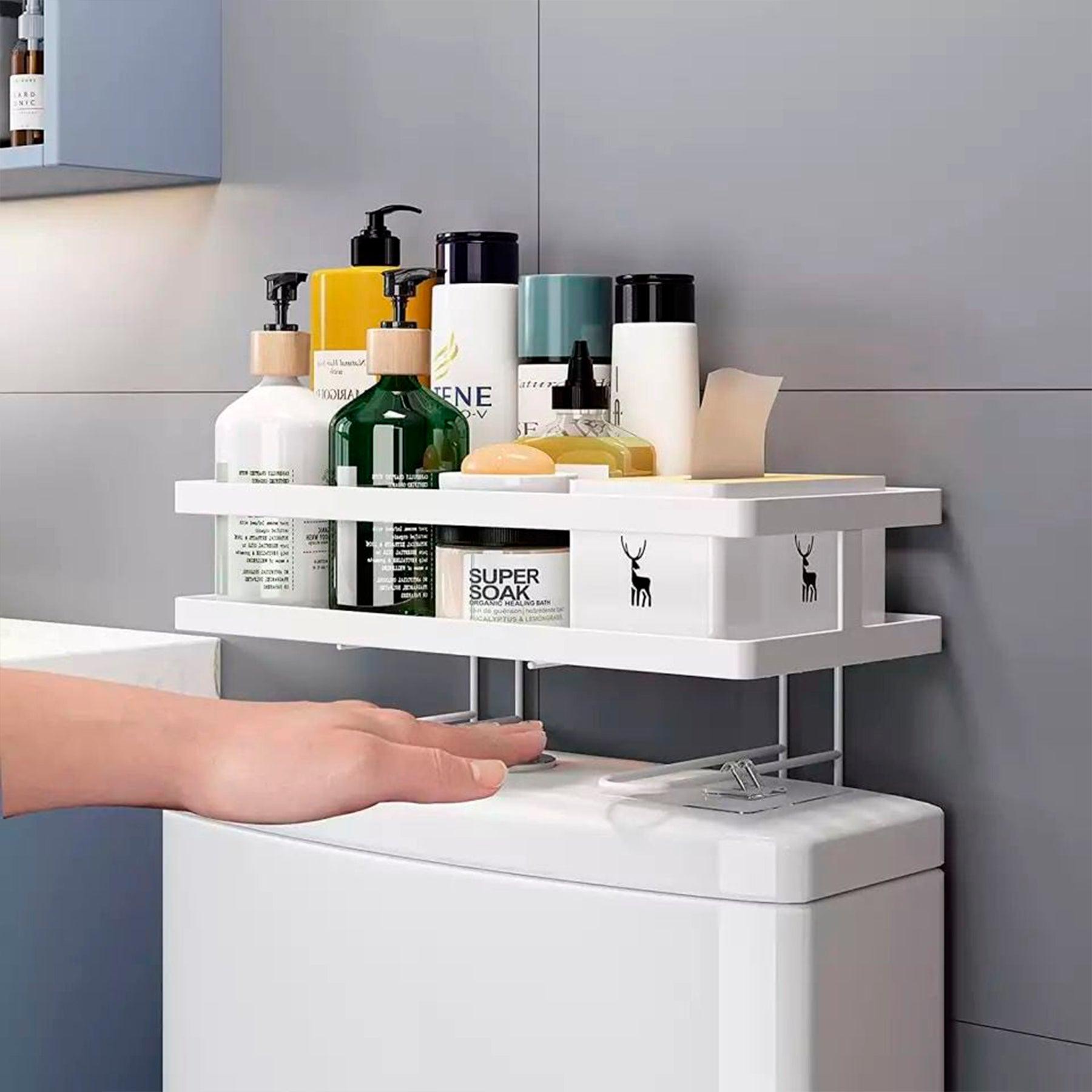 Organizador de Banheiro e Produtos de Limpeza