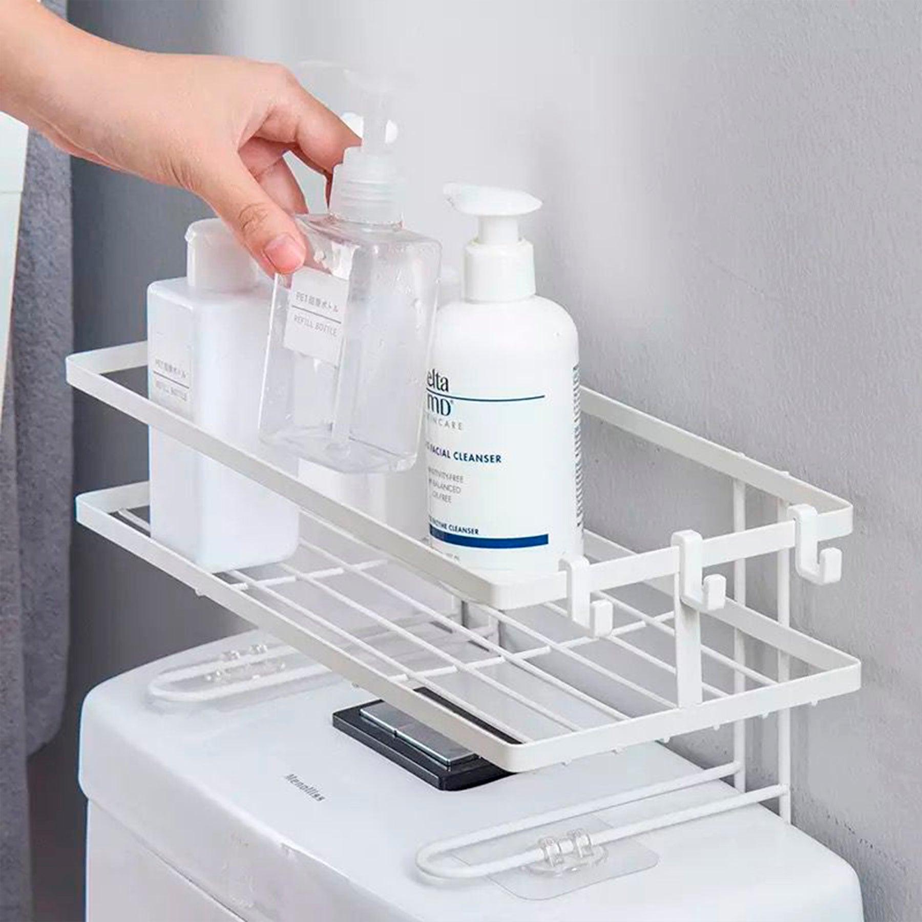 Organizador de Banheiro e Produtos de Limpeza