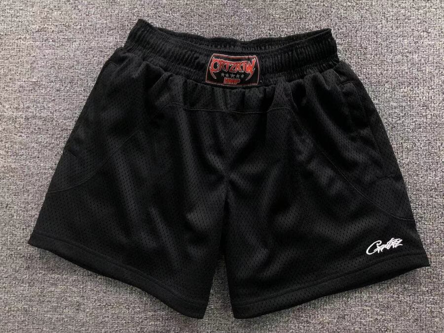 Short Corteiz HMP Mesh Panel White Black