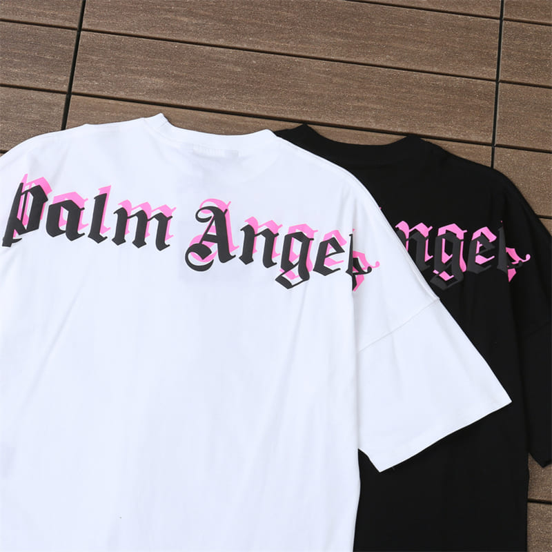 Camiseta Palm Angels Double Logo Oversized