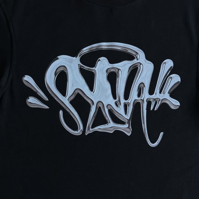 Camiseta Synaworld 'Syna Logo' Tee Black/Silver