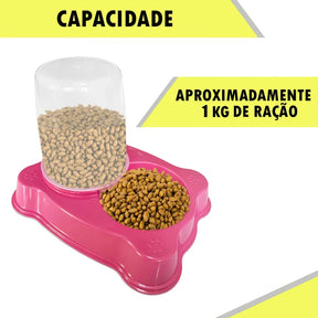 Comedouro/Bebedouro Dupla Função para Cães e Gatos | Comedouro/Bebedouro Duplex™