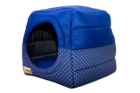 Toca para Cachorro e Gato Iglu Impermeável | Luppet Azul Poa™