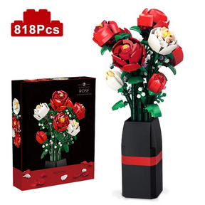 Vaso de Rosas | 818PCS