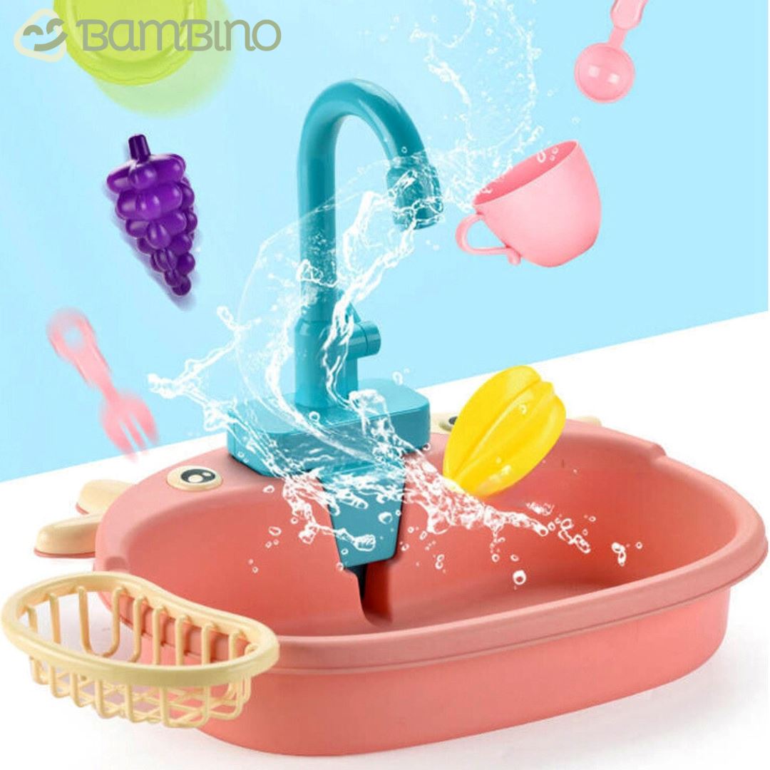 Pia de Brinquedo Infantil Bambino - Saí Água de Verdade