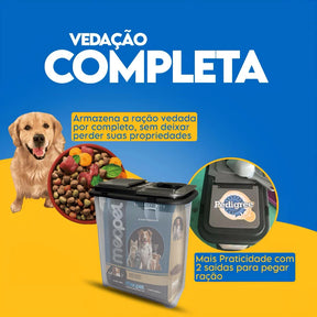 Porta Ração para Cachorro e Gato Hermético | Porta Ração Hermetic™