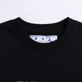 Camiseta Off-White Black Arrow Painted Cotton Jersey