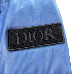 Jaqueta Puffer Dior Oblique Azul