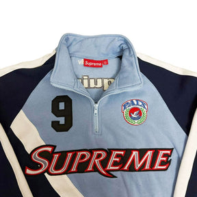 Jaqueta Supreme Equipe Half Zip Azul