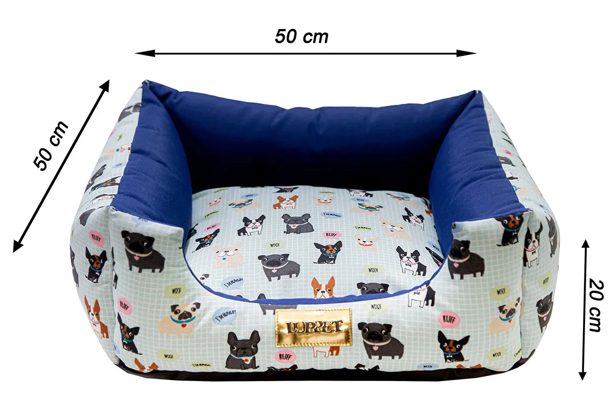Cama para Cachorro Impermeável | Luppet Dog Blue™