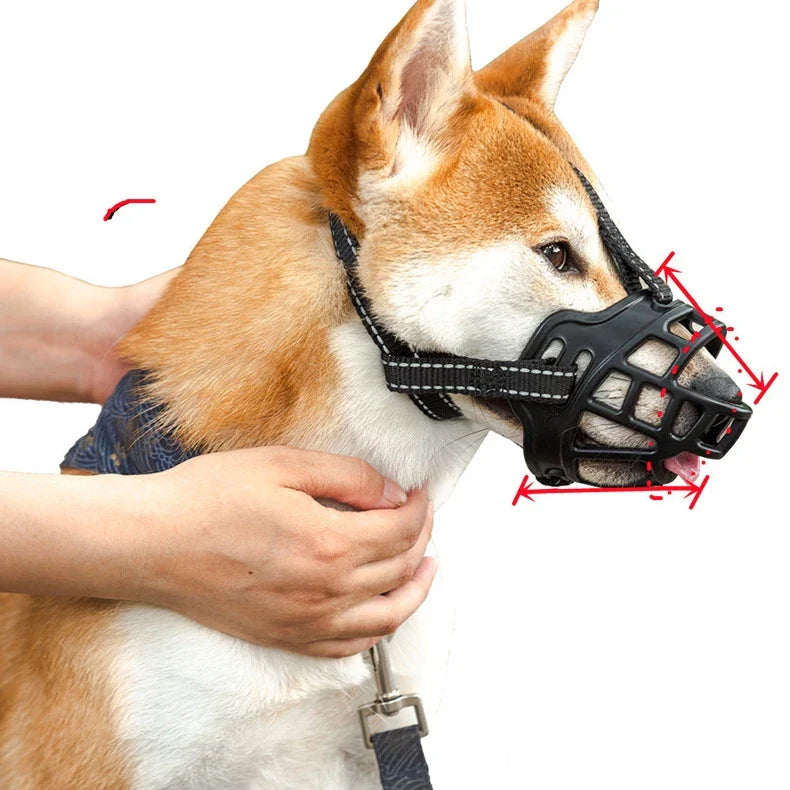 Focinheira para Cachorro Extra Confortável e Resistente | Focinheira Silicon™