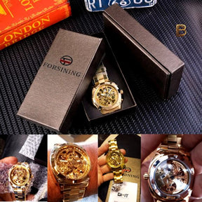 Relógio Casual Masculino FORSINING Premium Edição Limitada