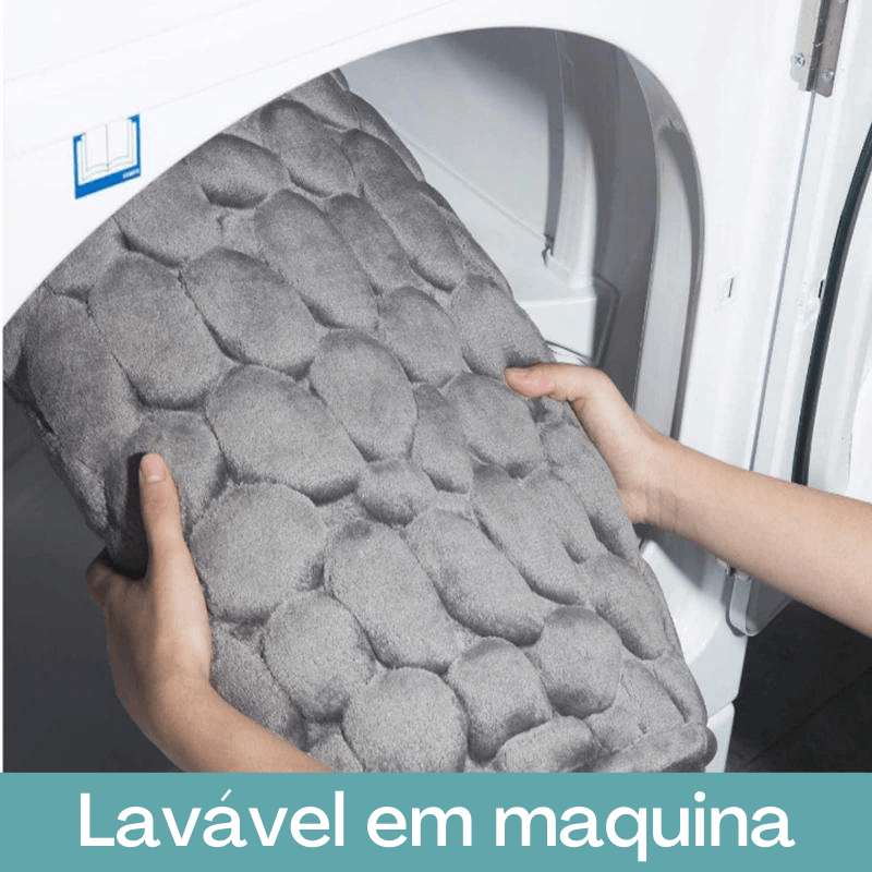 Tapete banheiro Impermeável e Antiderrapante com 15%OFF + Frete Grátis - Pague em até 3 x sem Juros