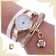 Relógio Feminino MultCharm + Pulseira Fashion