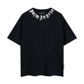 Camiseta Palm Angels Neck Logo Black