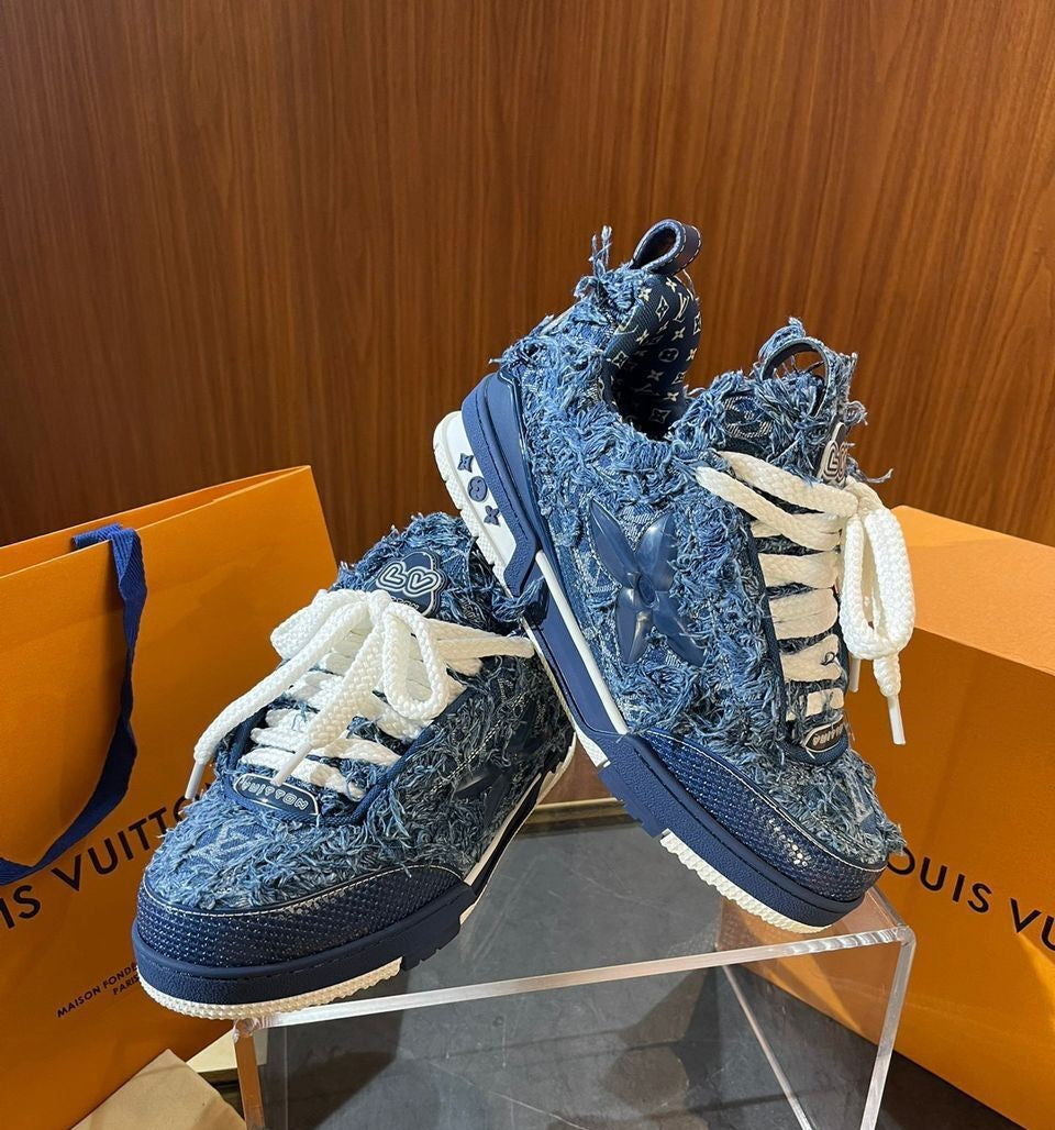 Louis Vuitton LV Skate Blue Monogram Denim