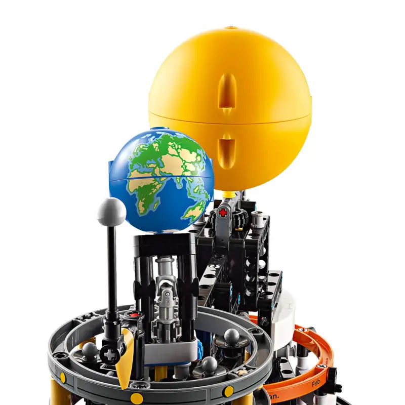 Planeta Terra e Lua em Órbita Technic | 526PCS