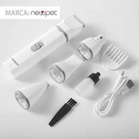Aparador de Pelos para Pet 4 em 1 | Newpet Multi