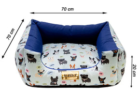 Cama para Cachorro Impermeável | Luppet Dog Blue™