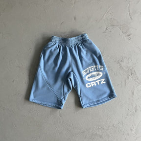 Conjunto Corteiz Shorts Azul