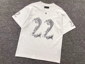 Camiseta Amiri 22 Logo-Print White