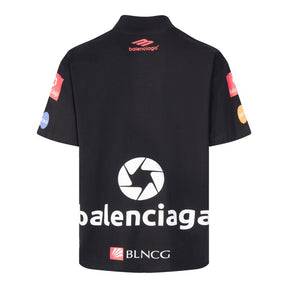 Camiseta Balenciaga Top League T-shirt Oversized Black