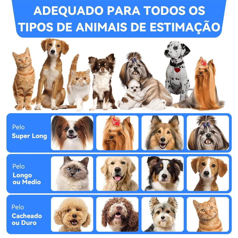 Aspirador Multifuncional para Cachorro e Gato 7 em 1 | Superven™