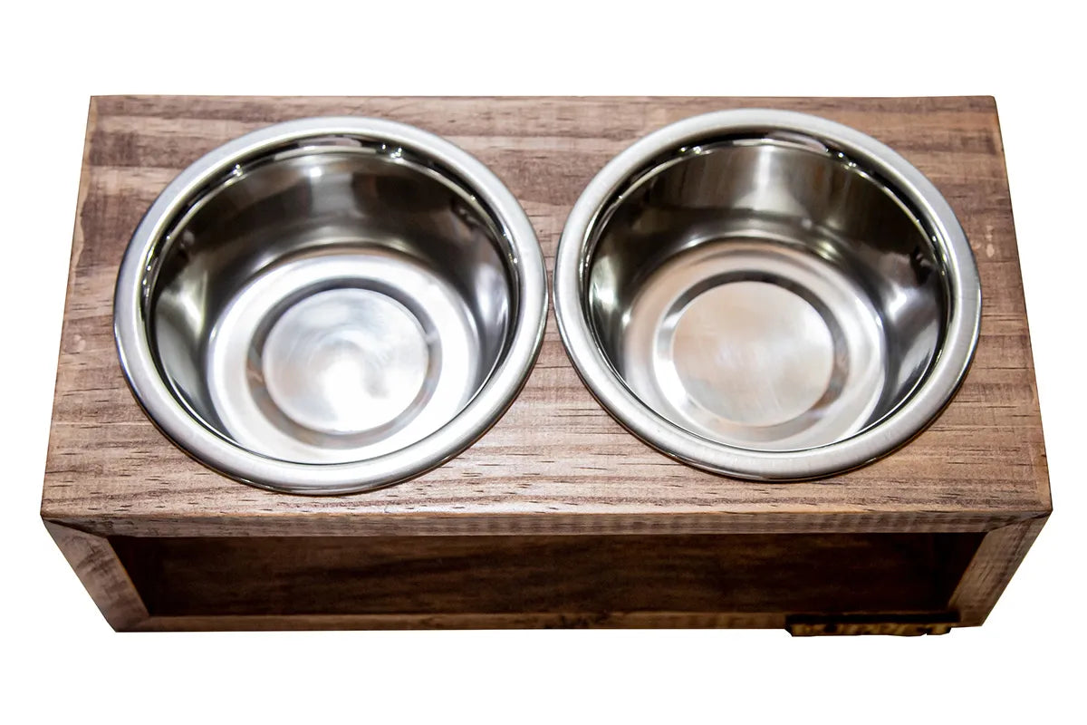 Comedouro para Cachorro e Gato Duplo Personalizável | DualPet Gourmet™