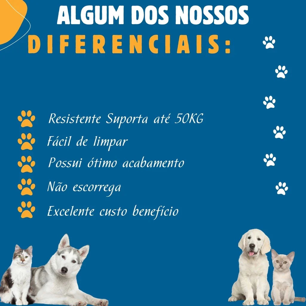 Escadinha para Cachorros e Gatos Aveludada | Escada PetPasso™