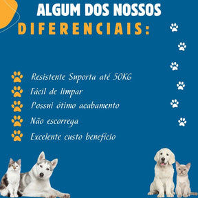 Escadinha para Cachorros e Gatos Aveludada | Escada PetPasso™