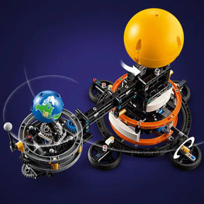 Planeta Terra e Lua em Órbita Technic | 526PCS