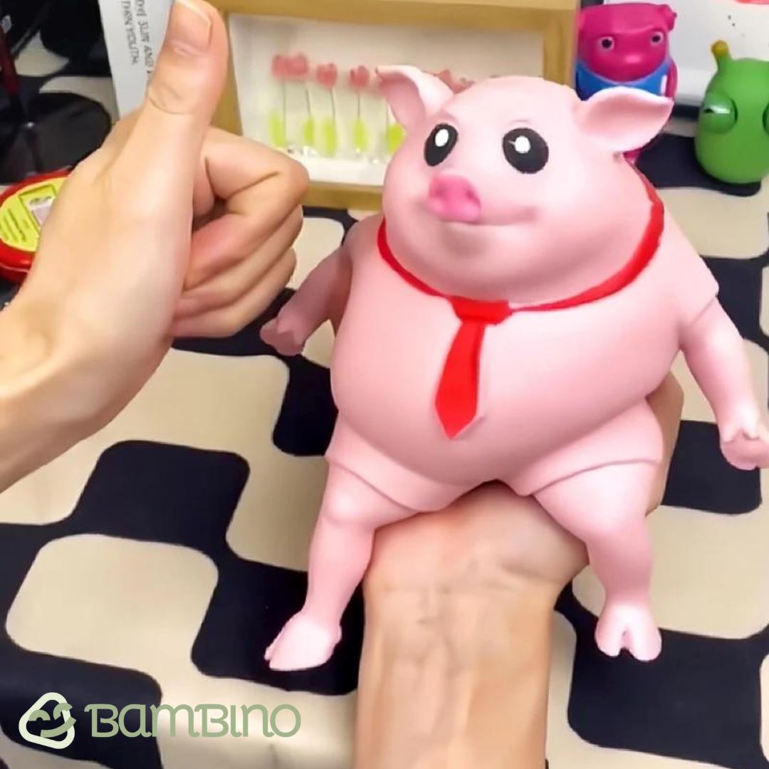 Porquinho Divertido Elástico Bambino
