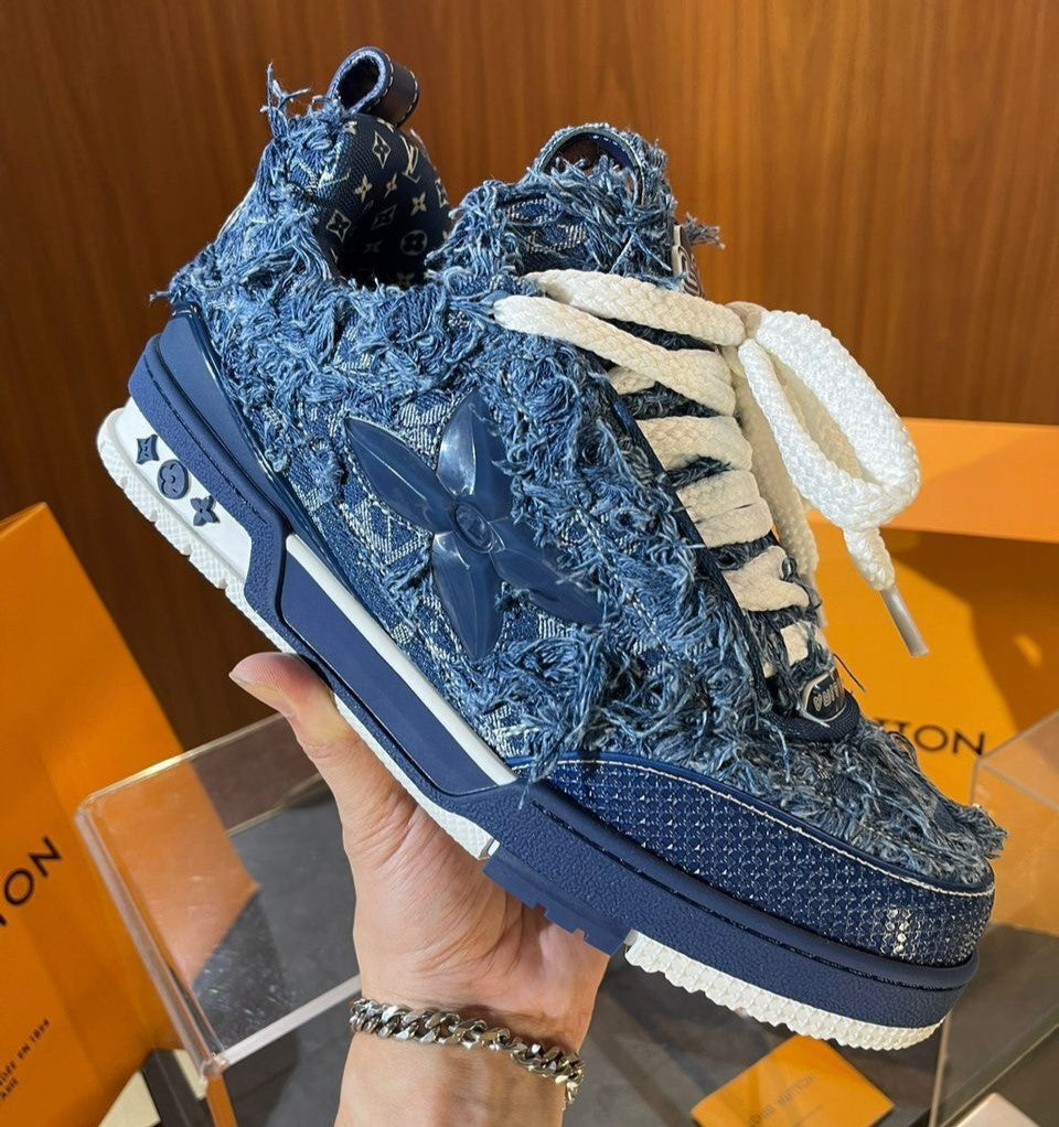 Louis Vuitton LV Skate Blue Monogram Denim