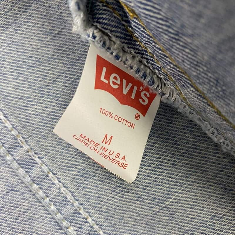 Jaqueta Denim Tears x Levi's Blue