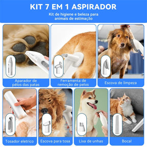 Aspirador Multifuncional para Cachorro e Gato 7 em 1 | Superven™