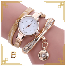 Relógio Feminino MultCharm + Pulseira Fashion
