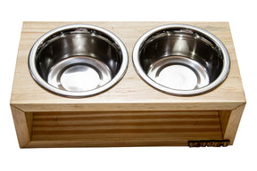 Comedouro para Cachorro e Gato Duplo Personalizável | DualPet Gourmet™