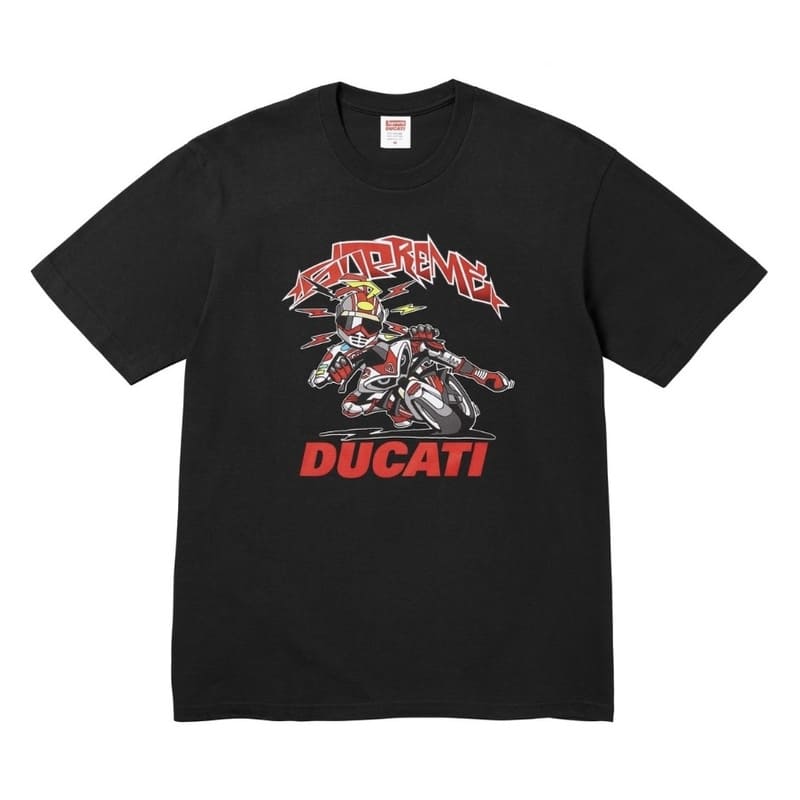 Camiseta Supreme Ducati Bike Preto