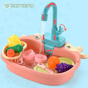 Pia de Brinquedo Infantil Bambino - Saí Água de Verdade