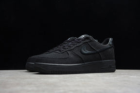 Stussy x Nike Air Force 1 Triple Black